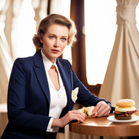 Толстый парень адвокат который сидит за столом и пьет пиво.